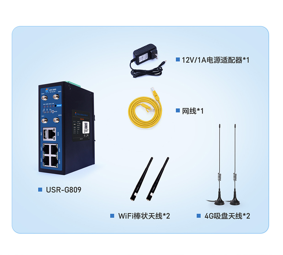4G工業(yè)路由網(wǎng)關(guān)的發(fā)貨清單 4G工業(yè)路由網(wǎng)關(guān)的發(fā)貨清單
